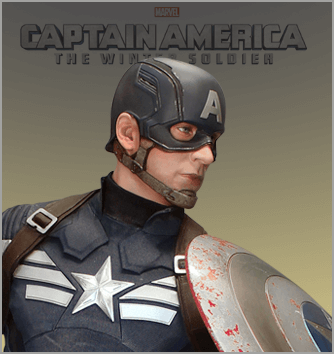Captain America The Winter Soldier, scale 1:1, prototype by Studio Oxmox
